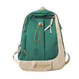 Female Contrast Outdoor Backpack for College Students
