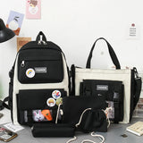 4pcs set school bags for girls and boys