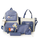 4pcs set school bags for girls and boys