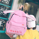 Canvas Backpacks Student Large Female Travel Backpack
