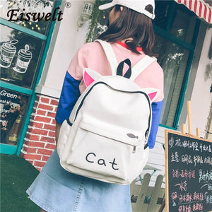 Canvas Backpacks Student Large Female Travel Backpack
