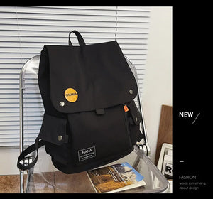 Large Capacity Backpack Contrast College Students Personality Schoolbag Women