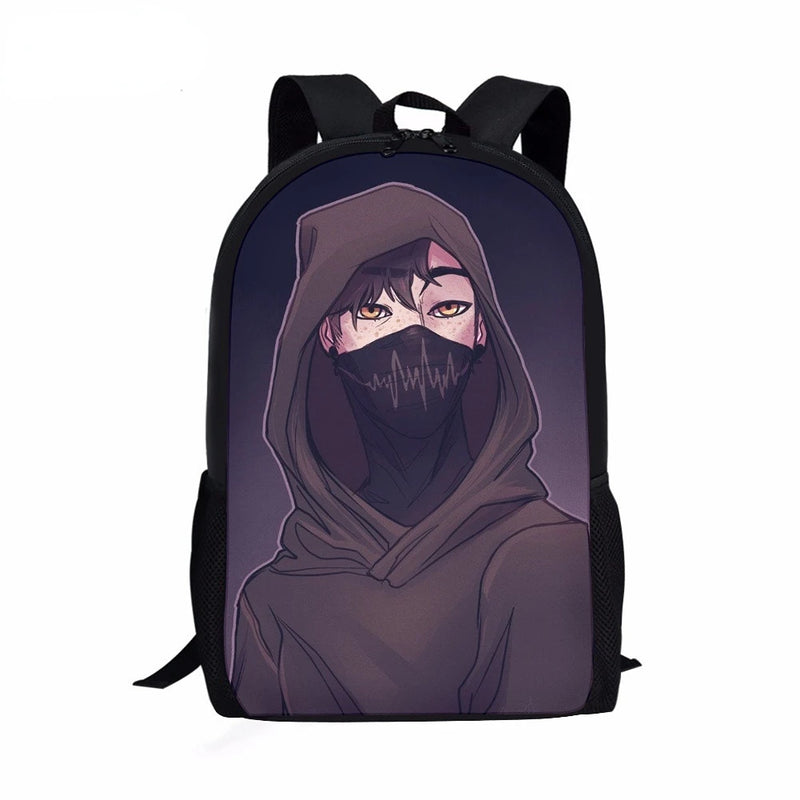 Tokyo Ghoul Kids Backpack, 16 Inch School Bag for Boys
