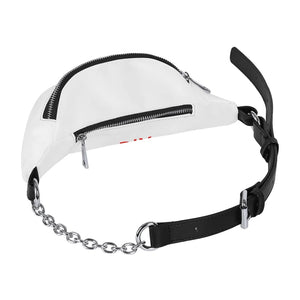 Unisex PU Chest Bag Hip Belt Fanny Pack Couple Zipper Pouch