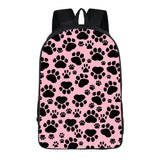 Pink Teenagers Girls Backpack Travel Backbag Headphone Port