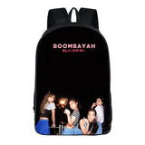Pink Teenagers Girls Backpack Travel Backbag Headphone Port