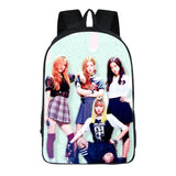 Pink Teenagers Girls Backpack Travel Backbag Headphone Port