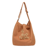 Casual Art Canvas Tote Bag Ins Letter Printed Women's Shoulder Bag