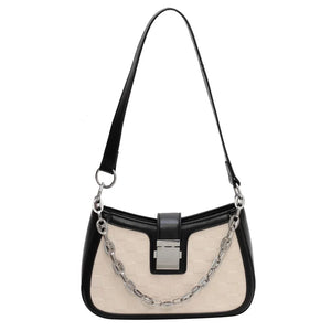 Checkerboard Chain Women's Shoulder Bag