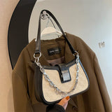Checkerboard Chain Women's Shoulder Bag