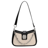 Checkerboard Chain Women's Shoulder Bag
