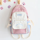 Girls School Backpack College Students Large Capacity Bag