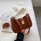 Crocodile Pattern Women's Messenger Shoulder Bag