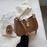 Crocodile Pattern Women's Messenger Shoulder Bag