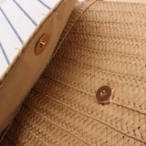 Paper Braided Straw Bag Beach Crossbody Women's Handbag