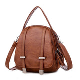 Retro Messenger Bags Women's Soft Leather Shoulder Bag