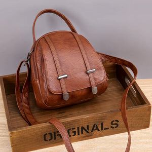 Retro Messenger Bags Women's Soft Leather Shoulder Bag