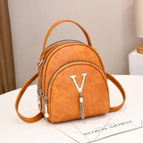 Women's Small Shoulder Bag Mini Tote Backpack for School Girls