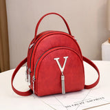 Women's Small Shoulder Bag Mini Tote Backpack for School Girls