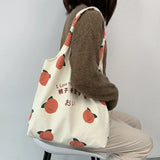 Large Capacity Women's Canvas Shoulder Bag for School