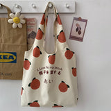 Large Capacity Women's Canvas Shoulder Bag for School