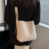 Women's Large Capacity Bucket Bag Casual Handbag