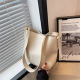 Women's Large Capacity Bucket Bag Casual Handbag