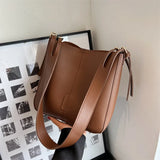 Women's Large Capacity Bucket Bag Casual Handbag