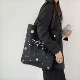 Women's Large Canvas Shoulder Bag