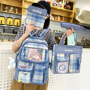 Large Capacity Female Backpack for College Students