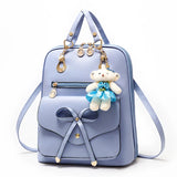 Girls Shoulder Bag Bow School Backpack for Women
