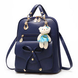 Girls Shoulder Bag Bow School Backpack for Women