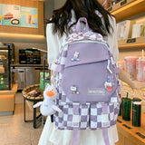 Wind Backpack for Students Schoolbag Female Travel Shoulder Bags