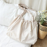Large Capacity Nylon Shoulder Bag Casual Handbag Crossbody Shopping Bags