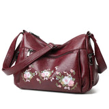 National Leisure Messenger Bag Soft PU Crossbody Bags