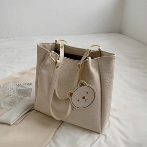 Women's Large Capacity Tote Bag for Work and Commuting