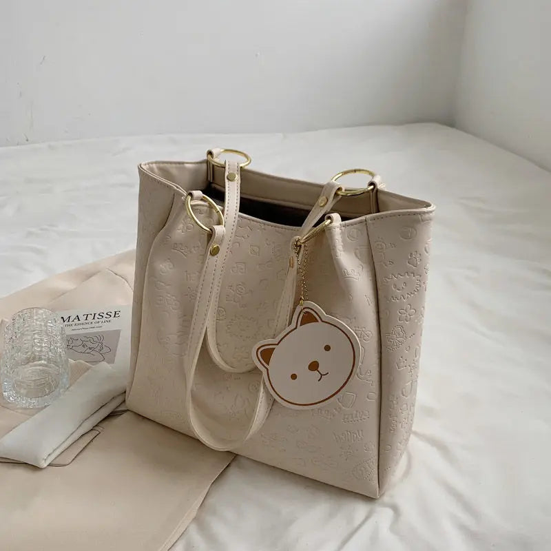 Women's Large Capacity Tote Bag for Work and Commuting