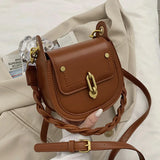 Retro Saddle Bag Crossbody Handbag for Women