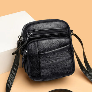 Women's Messenger Bag Soft Leather Casual Mother Bag