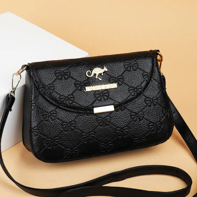 PU Leather Women's Messenger Bag Large Capacity Casual Shoulder Bags