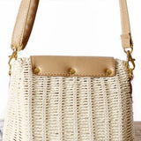 Rattan Small Fresh Sling Straw Bag Beach Vacation Woven Shoulder Bag