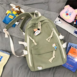 Girls Shoulder Bag College Backpack Large Capacity