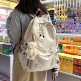 Girls Shoulder Bag College Backpack Large Capacity