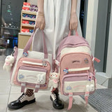 Girl's Schoolbag with Large Capacity for Primary Students
