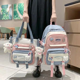 Girl's Schoolbag with Large Capacity for Primary Students