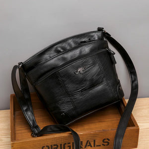 Soft Leather Women's Shoulder Bag Retro Crossbody Bags