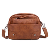 Soft Leather Small Women's Bag Retro Mobile Phone Bag