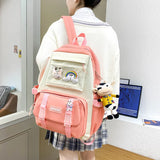 Girls School Backpack Soft Bag with Adjustable Strap