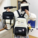 Girls School Backpack Soft Bag with Adjustable Strap