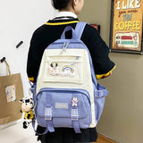 Girls School Backpack Soft Bag with Adjustable Strap